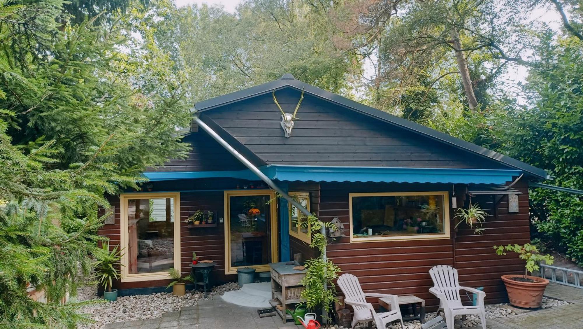 Het Houten Boshuisje Hattemerbroek Bagian luar foto